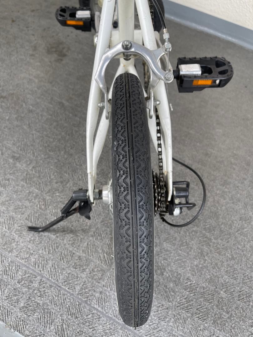 希少 CHARI-Q チョロQ 折りたたみ自転車 ホワイト　チャリQ ミニチャリ