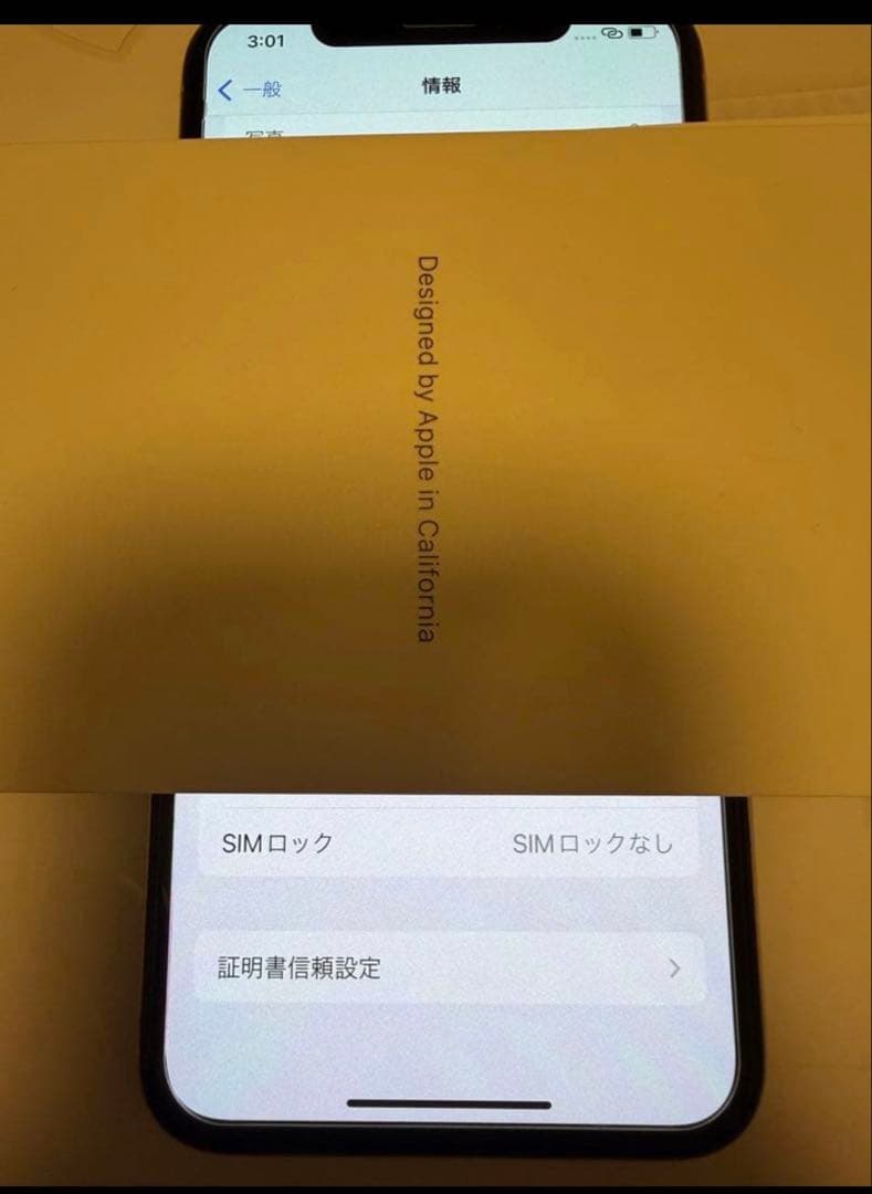 iPhone X シルバー 本体　256GB simフリー