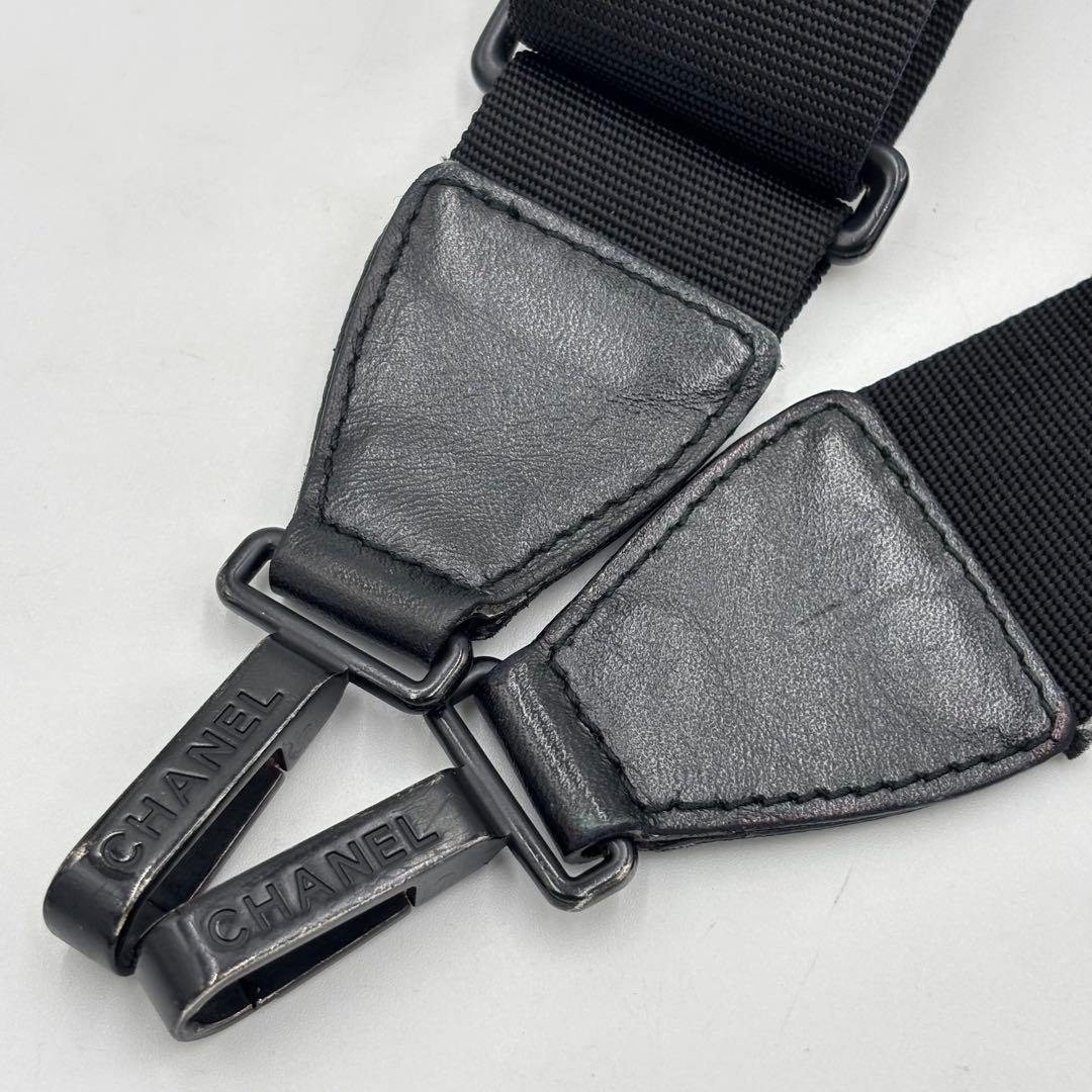 シャネル ニュートラベルライン 2way ショルダーバッグ ハンドバッグ 黒