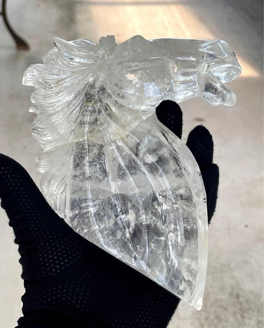 ‪☆水晶〖馬〗置物☆天然石‪☆新品、未使用☆送料無料