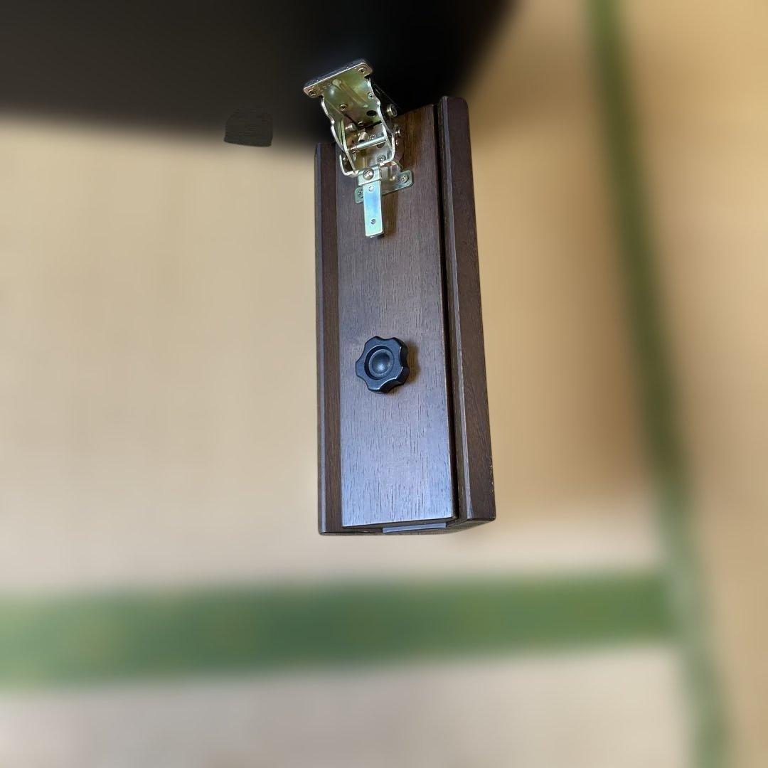 座卓 軽量 折り畳み 天板高さ調節 ウォールナット 幅120cm 日本製