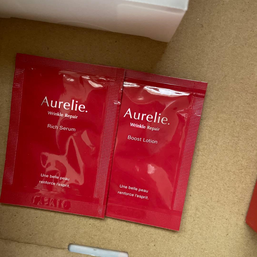 Aurelie オレリー４本(クレンジング2本洗顔2本)サンプルと洗顔ネット付き
