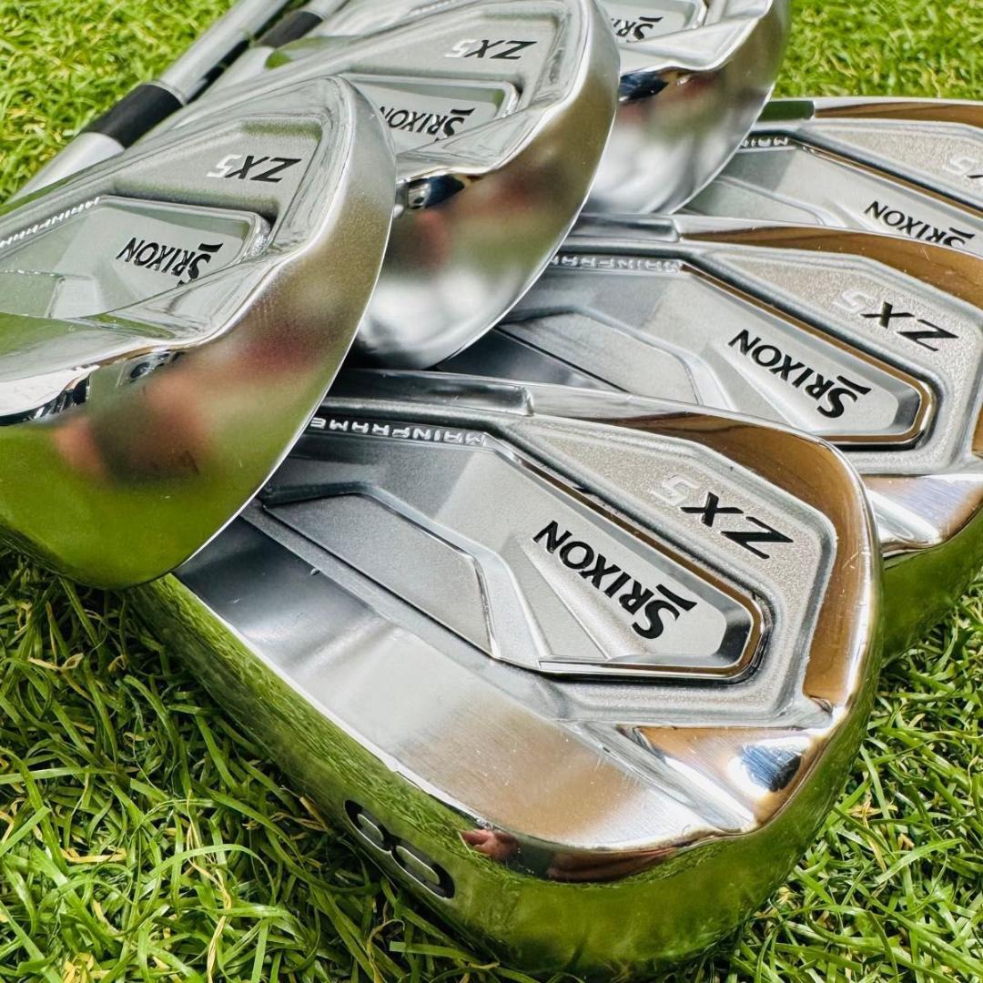 【良品】スリクソン ZX5 MkⅡ メンズアイアンセット 6本 スチール X