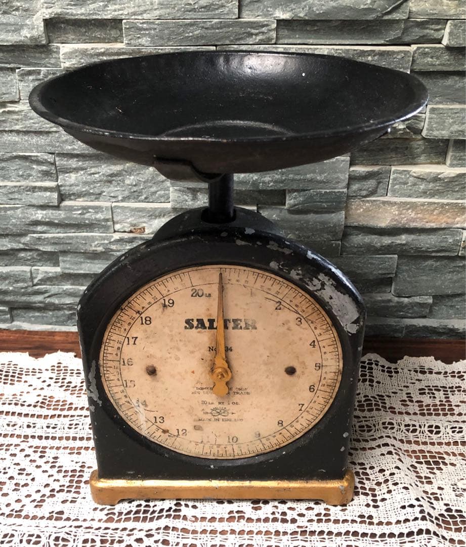 イギリスアンティーク★SALTER No. 34 アナログスケール★キッチン秤