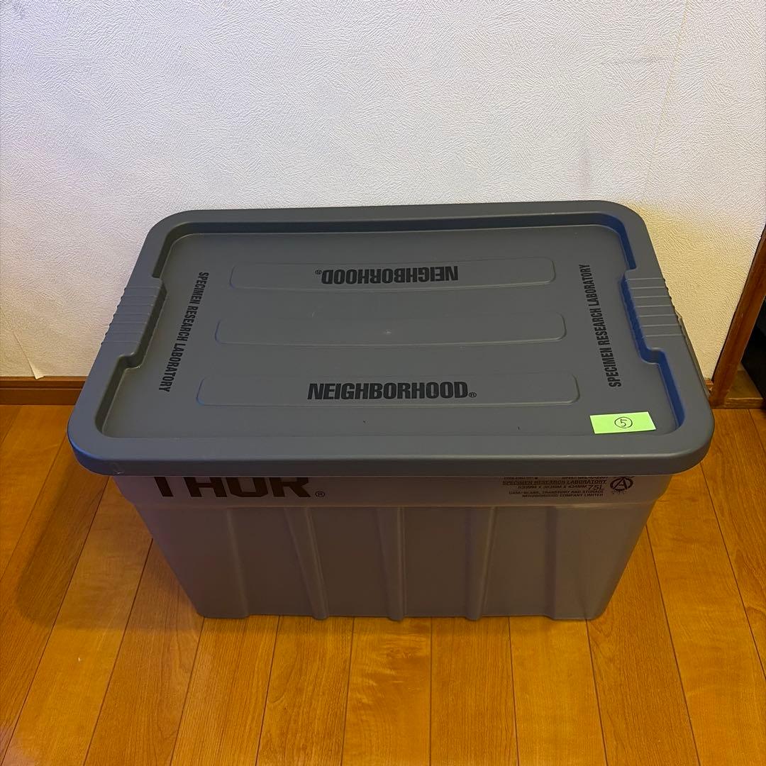 THOR NEIGHBORHOOD SRL収納ボックス 大きめ グレー　5