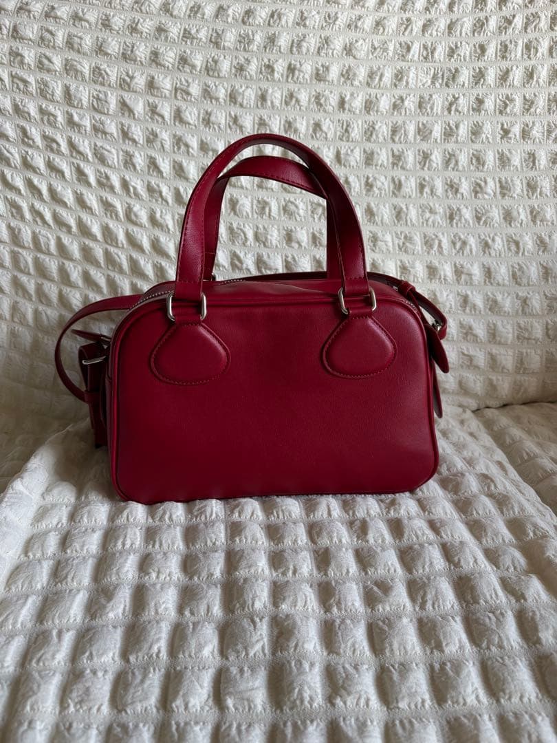 クレージュReedition ハンドバッグ ボーリングバック ショルダー