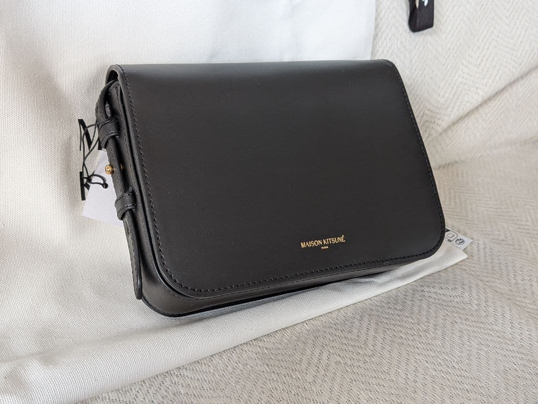 メゾンキツネ　EDIE BAG エディバック　Maison Kitsune　黒