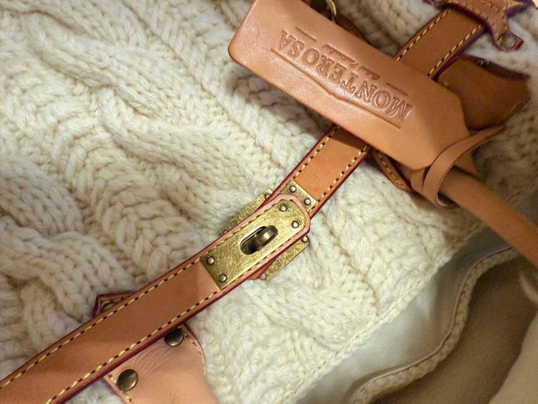 ムートンバッグ　monterosa モンテローザ muku ムク　大サイズ