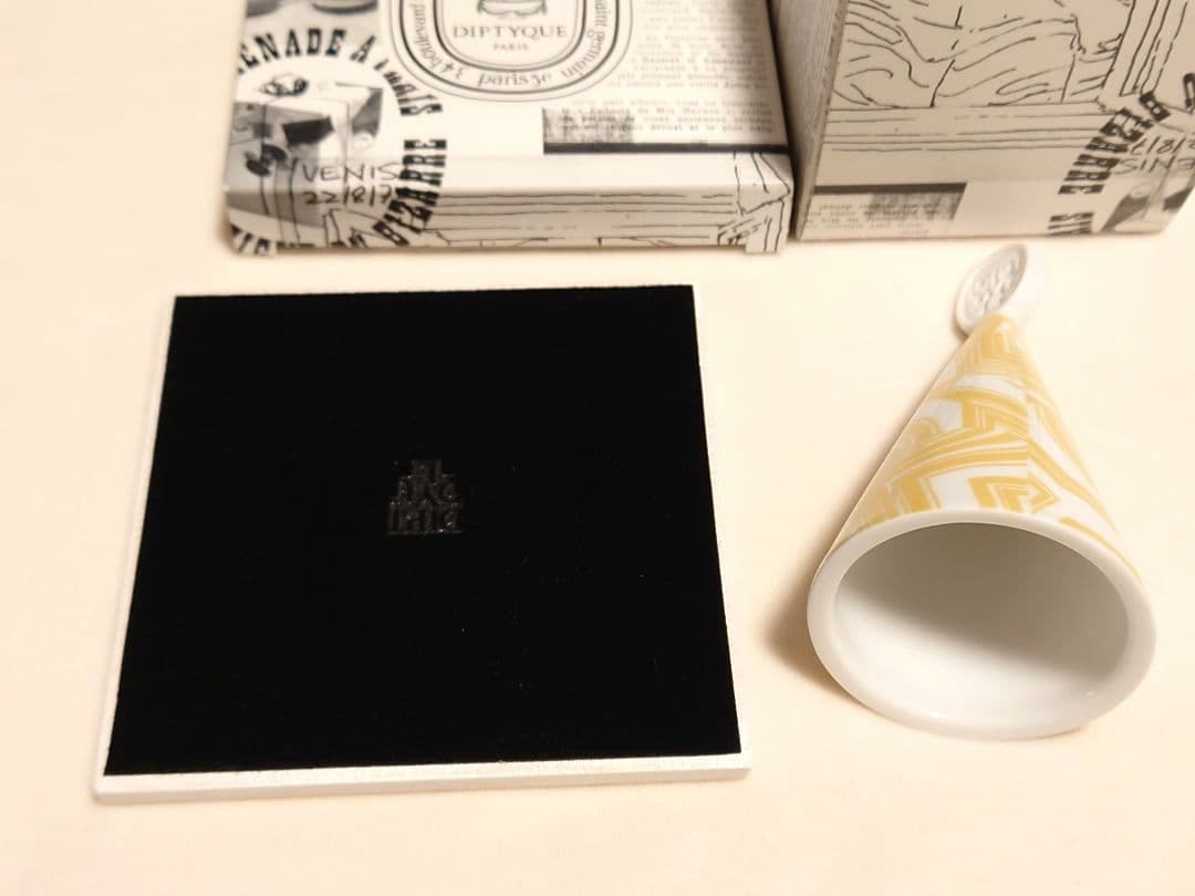 Diptyque キャンドル スナッファー＆スタンド バジルゴールド