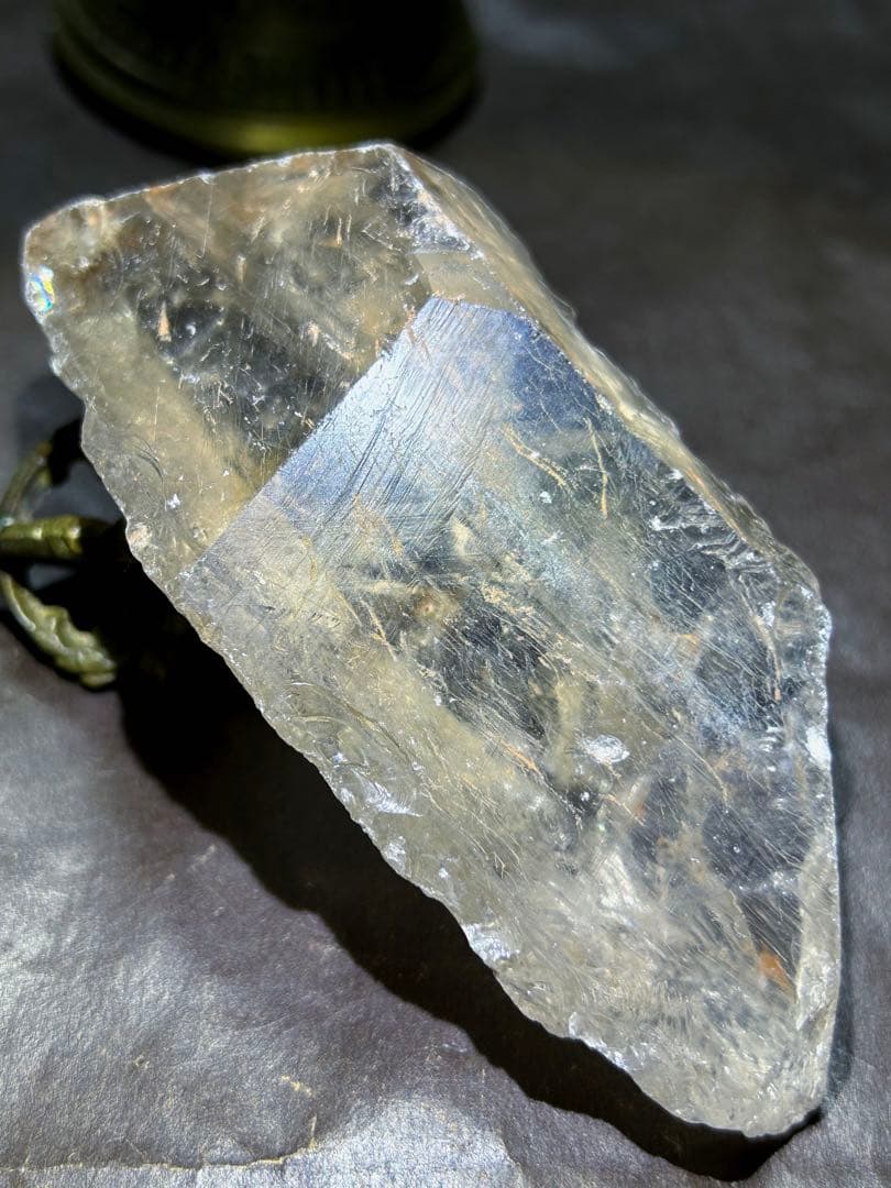 ☆別格高級品！福徳大黒秘宝①！極美！スモーキー　ルチル　水晶　原石　クラスター