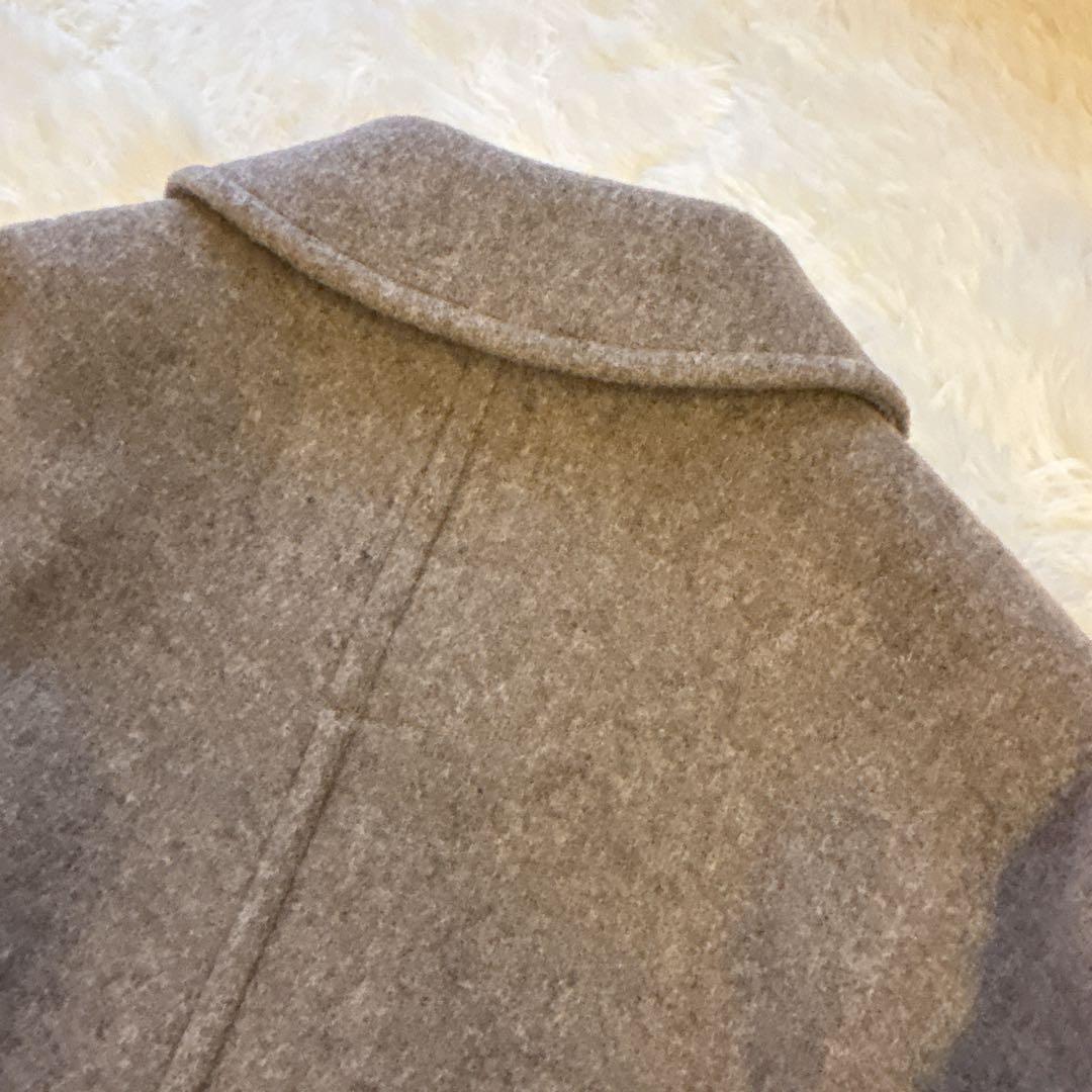 【極美品】DANTON ウール ライト パイル ステンカラー ロングコート