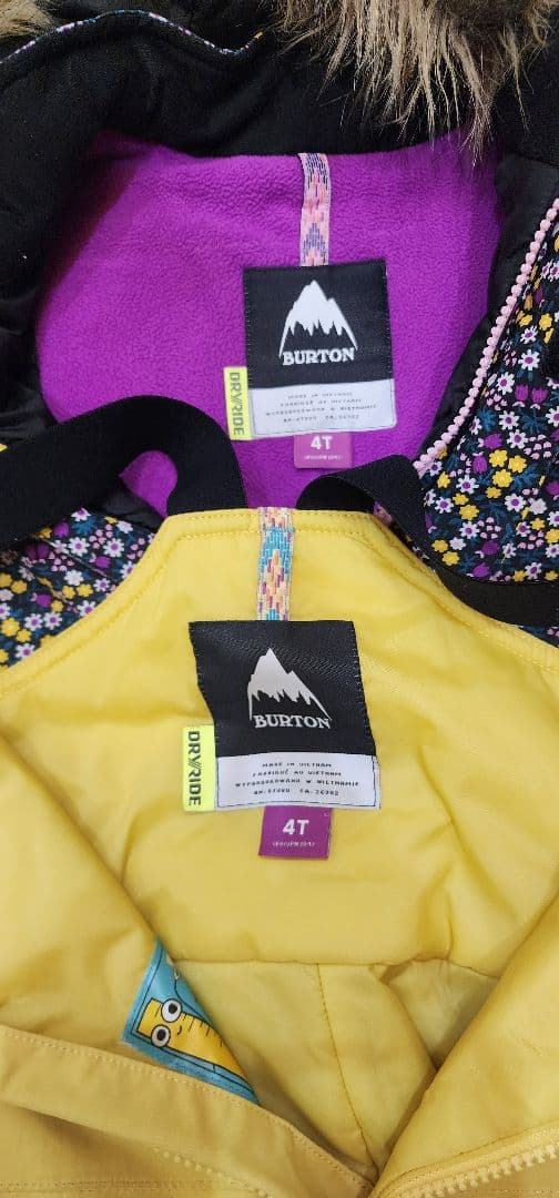 子供用スノーボードウェアセット(BURTON)