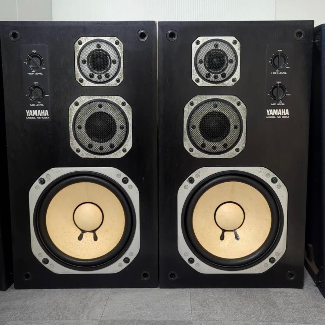 【完動品】YAMAHA NS-100M ヤマハ 3ウェイスピーカー ペア ④