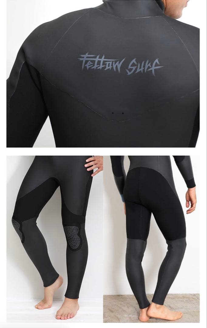 FELLOW セミドライ裏起毛 メンズ 5×3mm Lサイズ　新品タグ付き✨