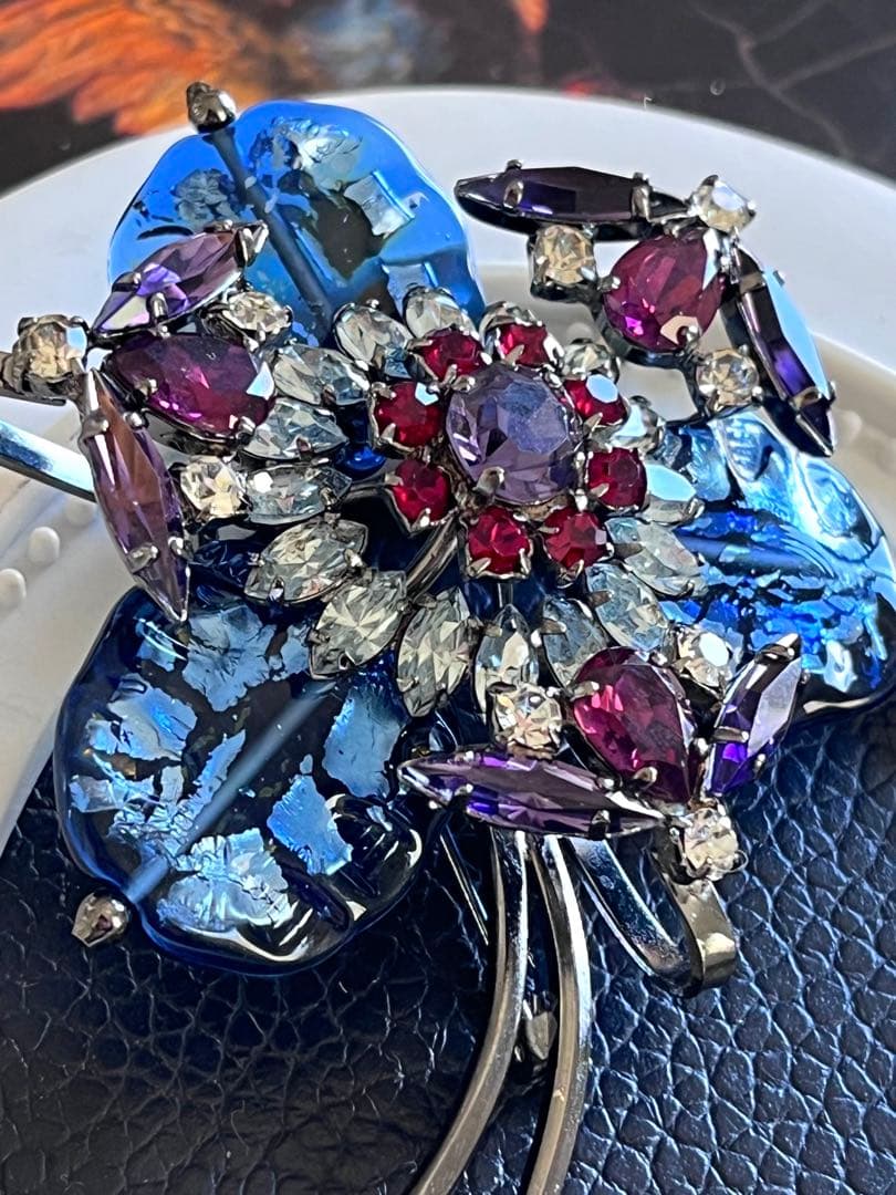 ひろみん様希少！ヨーロッパ 2wayヴィンテージブローチ9539