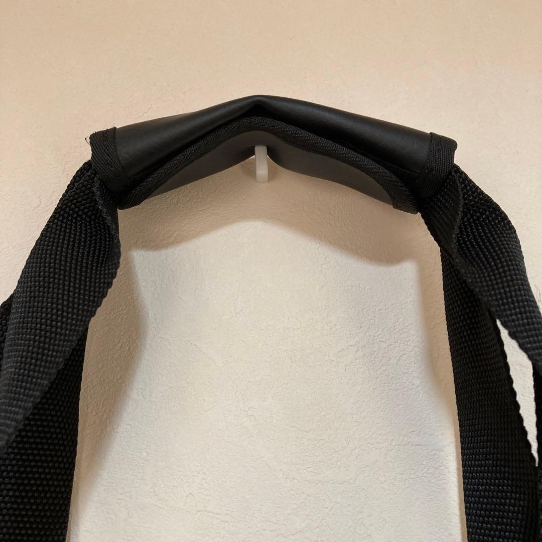 新品未使用 アシックス ブラックトートバック ブラック プリントロゴ