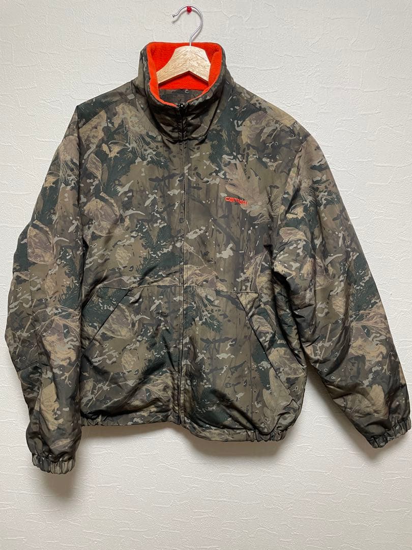 Carhartt 　カーハート　デンビー　リバーシブルジャケット　オレンジ×カモ