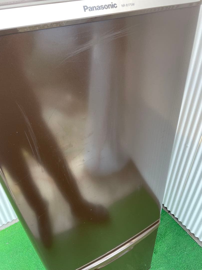 822 パナソニック 168L大きめ2ドア冷蔵庫 ブラウン 一人暮らし 単身