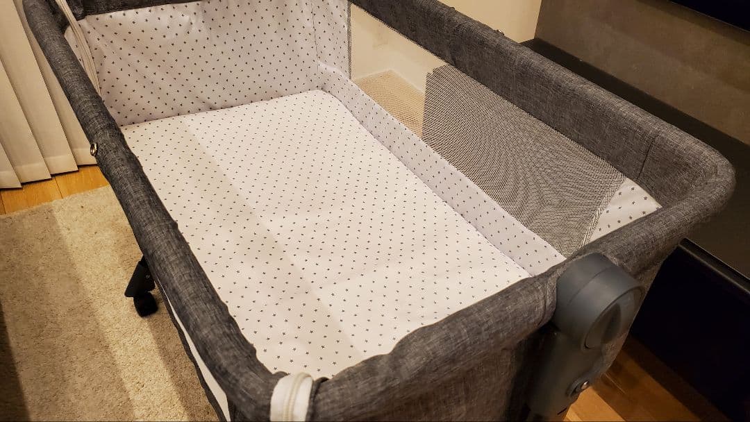 ORi　ベビーベッド 折りたたみ キャスター ミニ