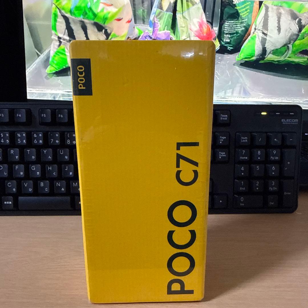 POCO C71 ゴールド 4GB RAM 128GB ROM新品未開封未使用
