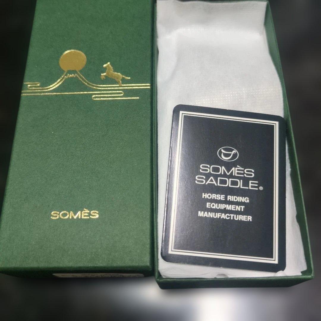 ソメス会員限定抽選販売品　午年 開運・馬メンコキーホルダー　シルバー