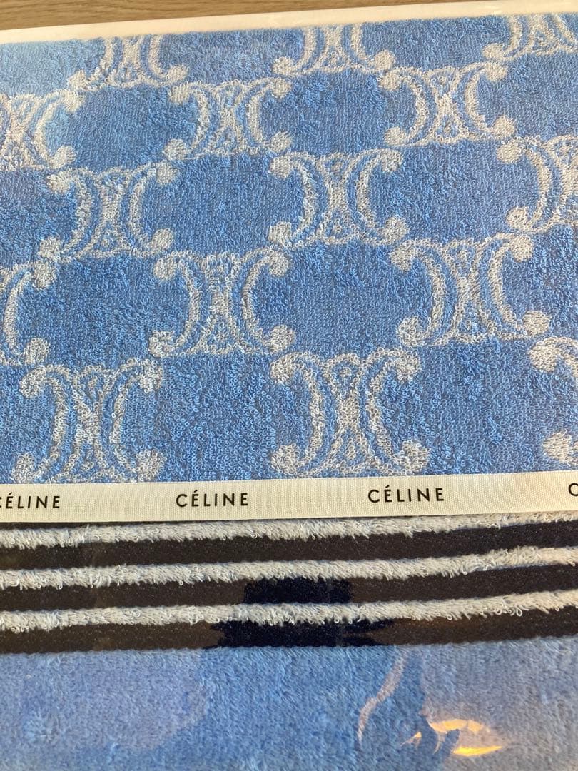 CÉLINE ・マカダム柄タオル ケット {タイムセール中}