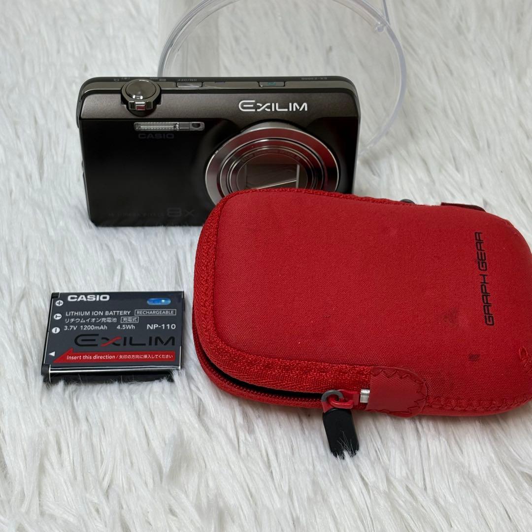 CASIO カメラ　EX-Z3000 バッテリー　ブラウン コンデジ　動作品