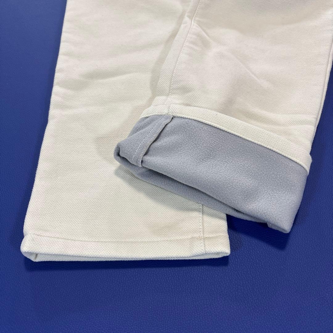 パーリーゲイツ　ロングパンツ　1/M 裏起毛　アイボリー系　ベージュ系