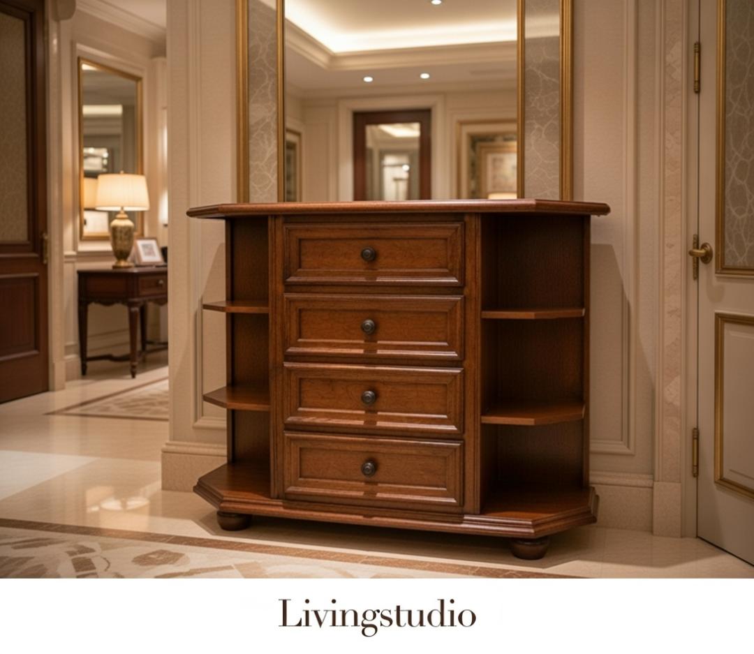 イタリア サイドボード コンソール 飾り棚 クラシック アンティーク 41N