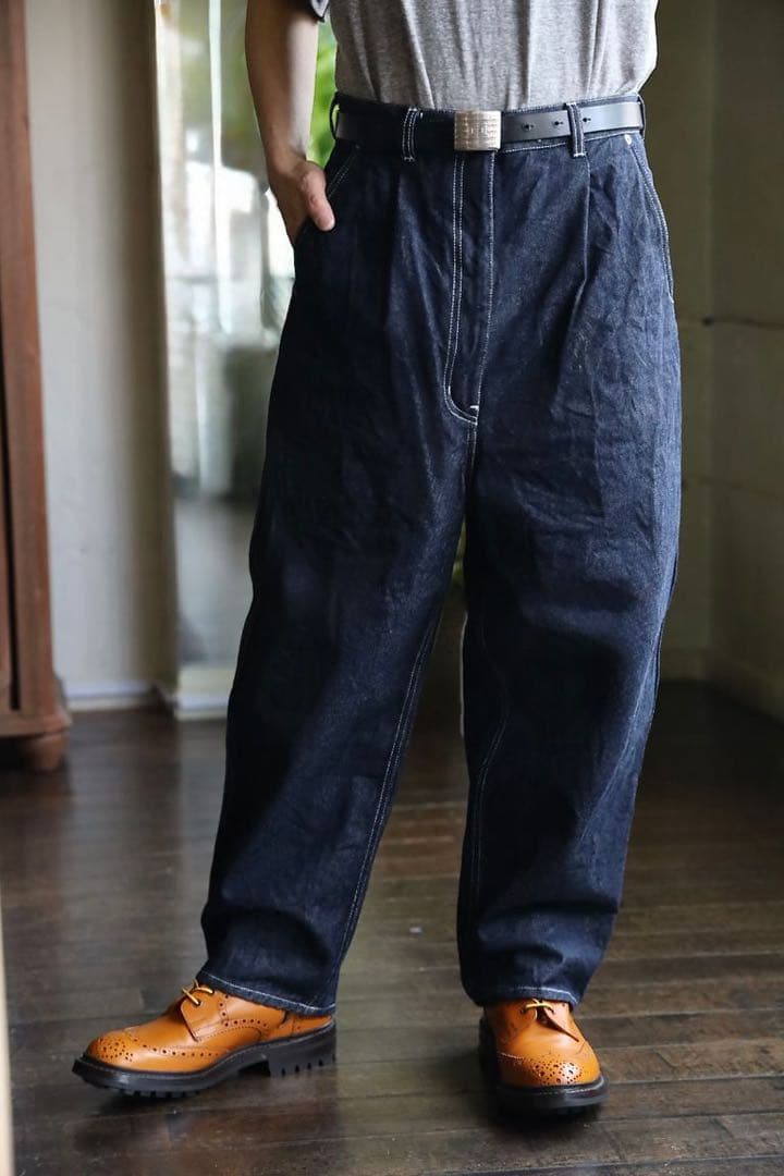 25SS COMME des GARCONS HOMME 綿反応デニムパンツ M