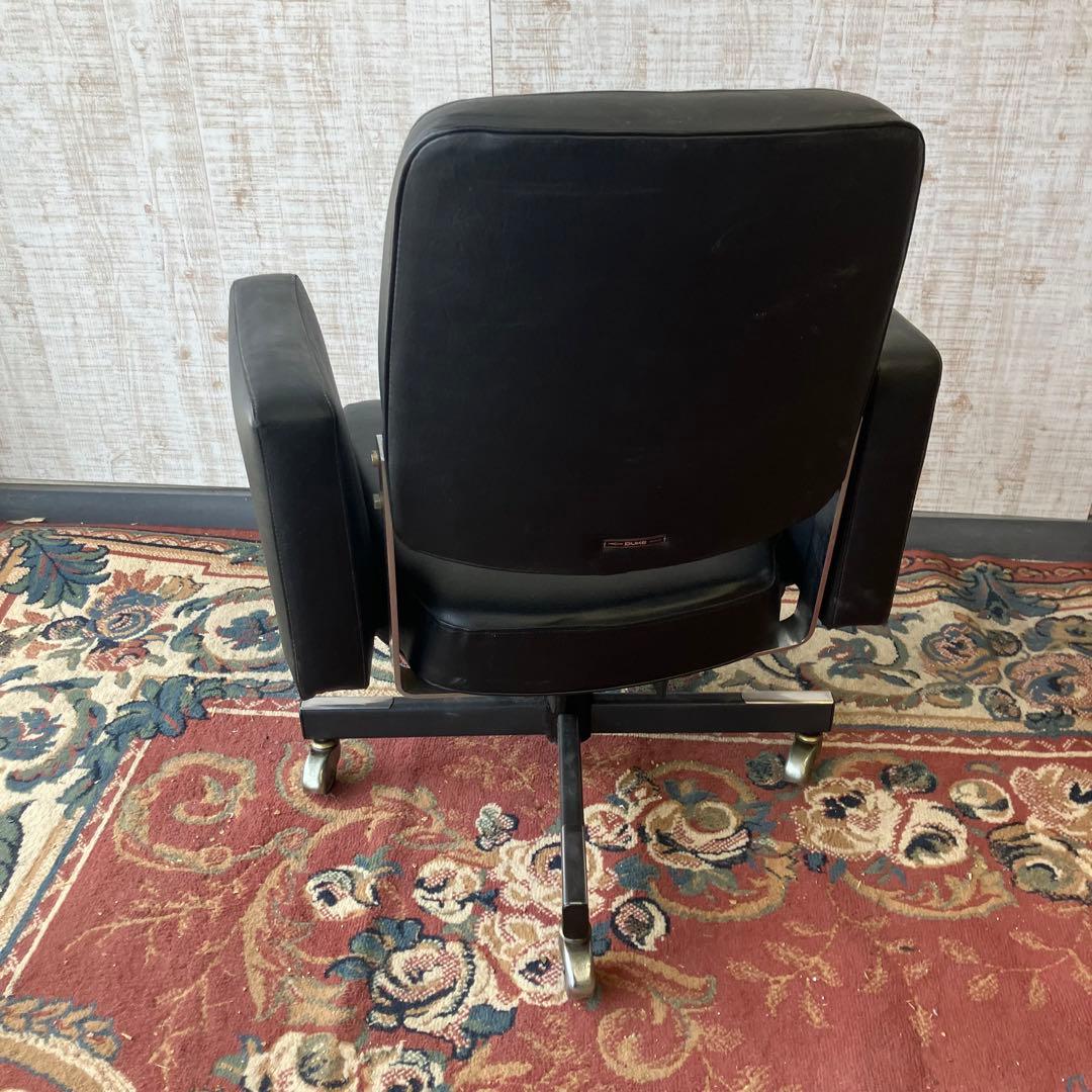 昭和レトロ オカムラ デューク 1000 回転式 アームチェア デスクチェア