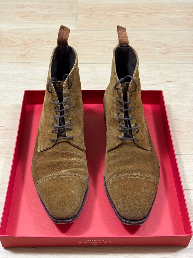 エ*は様 【最終値下】CARMINA メンズ スウェードブーツ サイズUK11