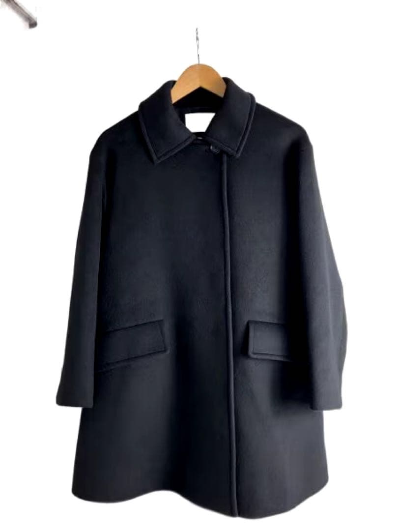 ユナイテッドアローズ ステンカラーミドルコート　2way ブラック　aライン