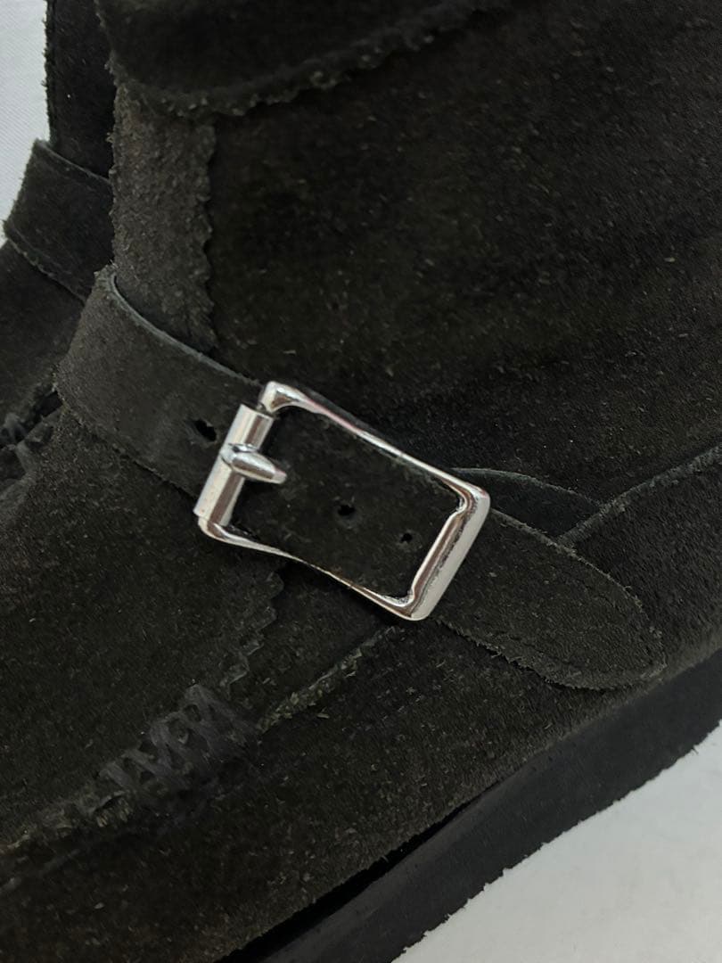 売約済！Yuketen ユケテン　バックル付きスエードブーツ　エンジニアブーツ