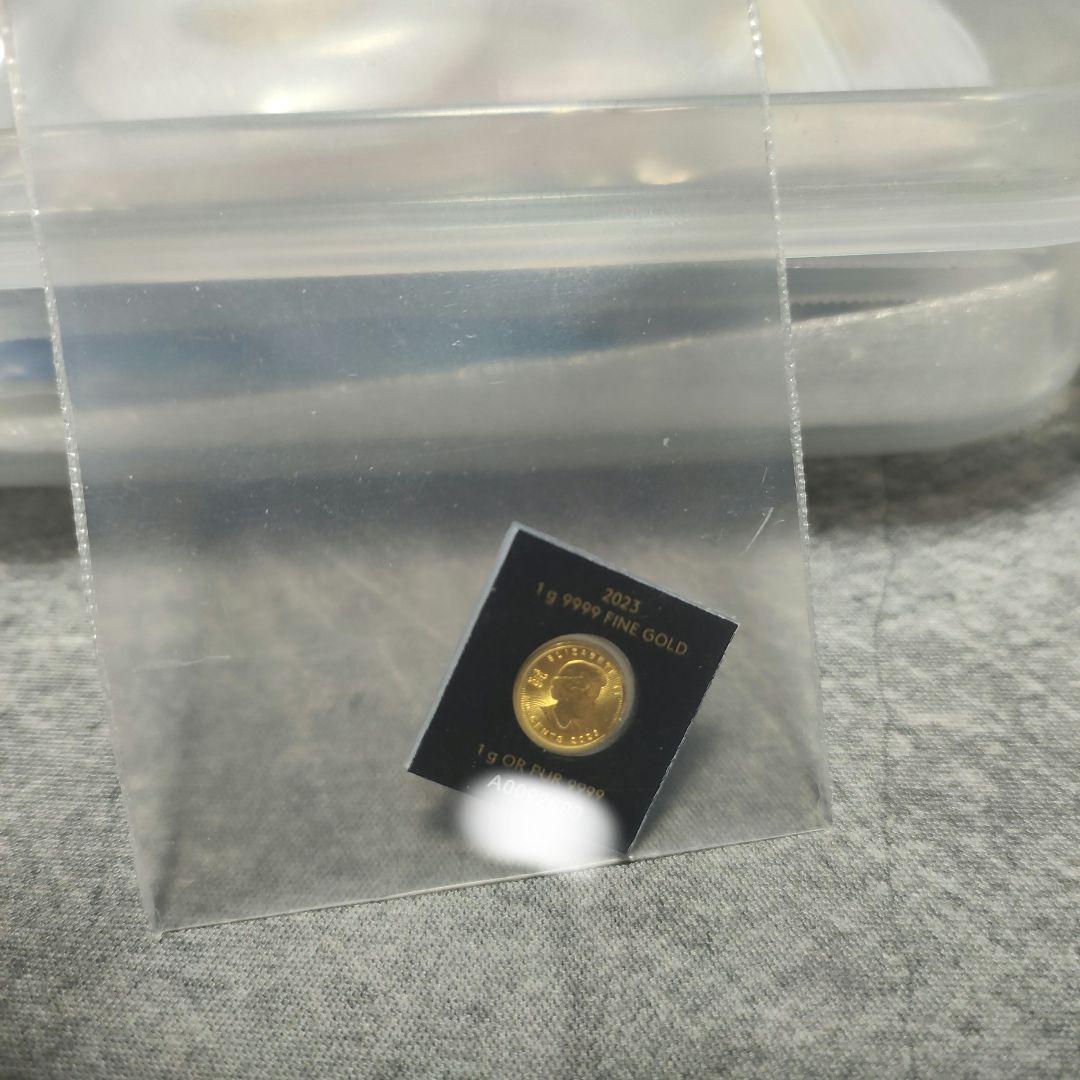 2023年製　メイプルリーフ金貨 1g 24k 純金ゴールド