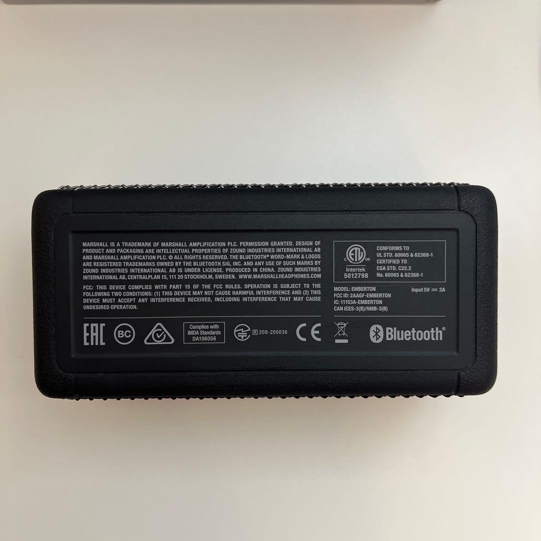 【ジャンク品】Marshall Emberton ポータブルワイヤレススピーカー