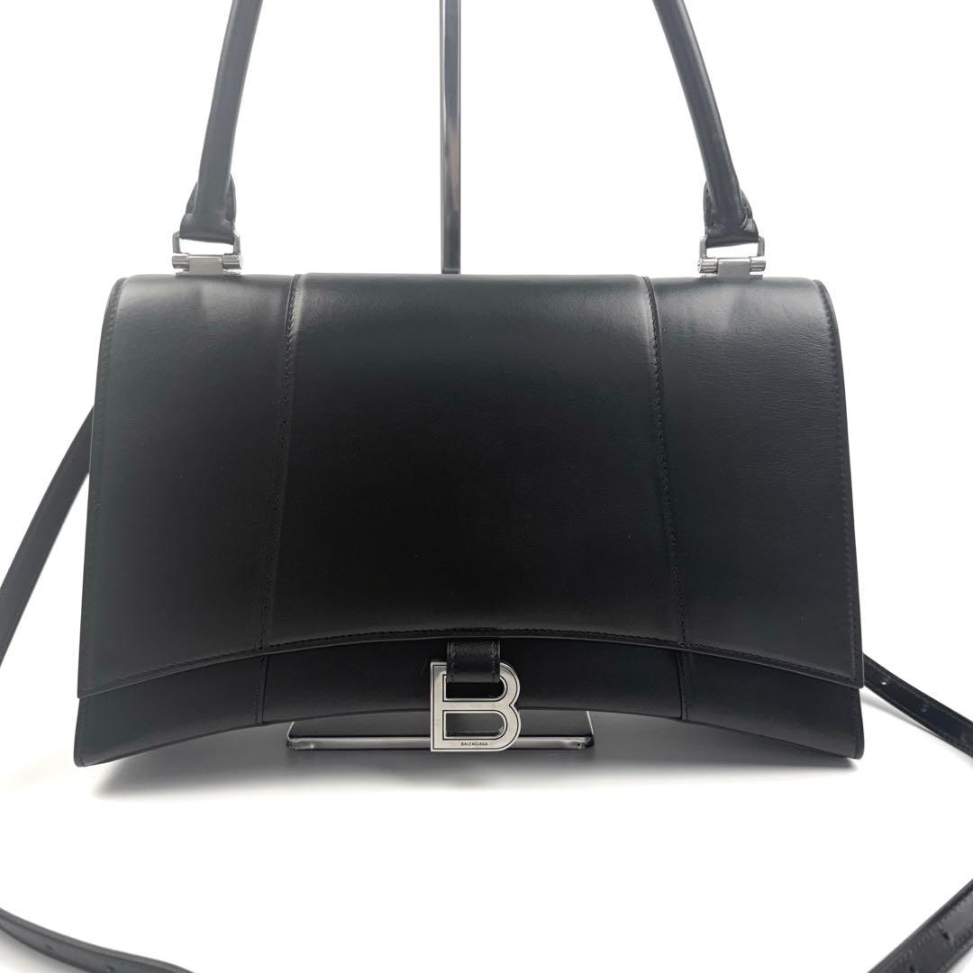 【美品】 BALENCIAGA バレンシアガ アワーグラス 2way ミディアム