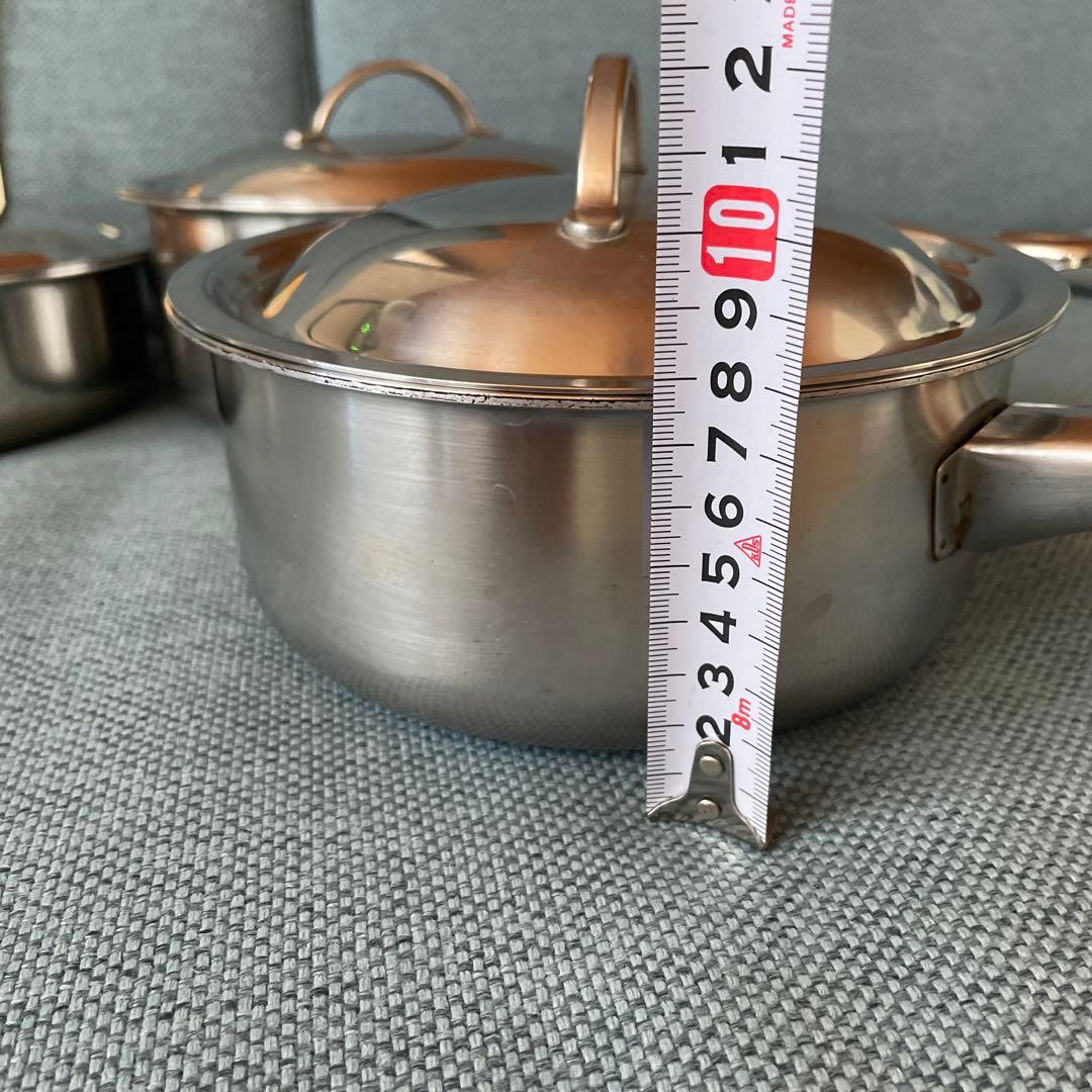 スプリング社　クリスタル鍋4点セット