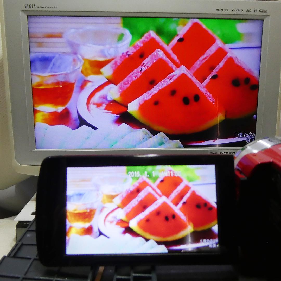 動作良好 JVC Everio GZ-E750-R HDD/SD ビデオカメラ