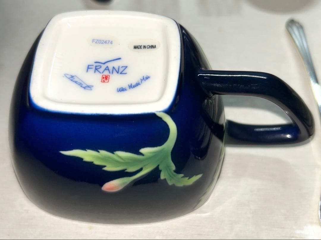 【ビンテージ】フランツ ティーカップ&レトロカトラリー23本セット