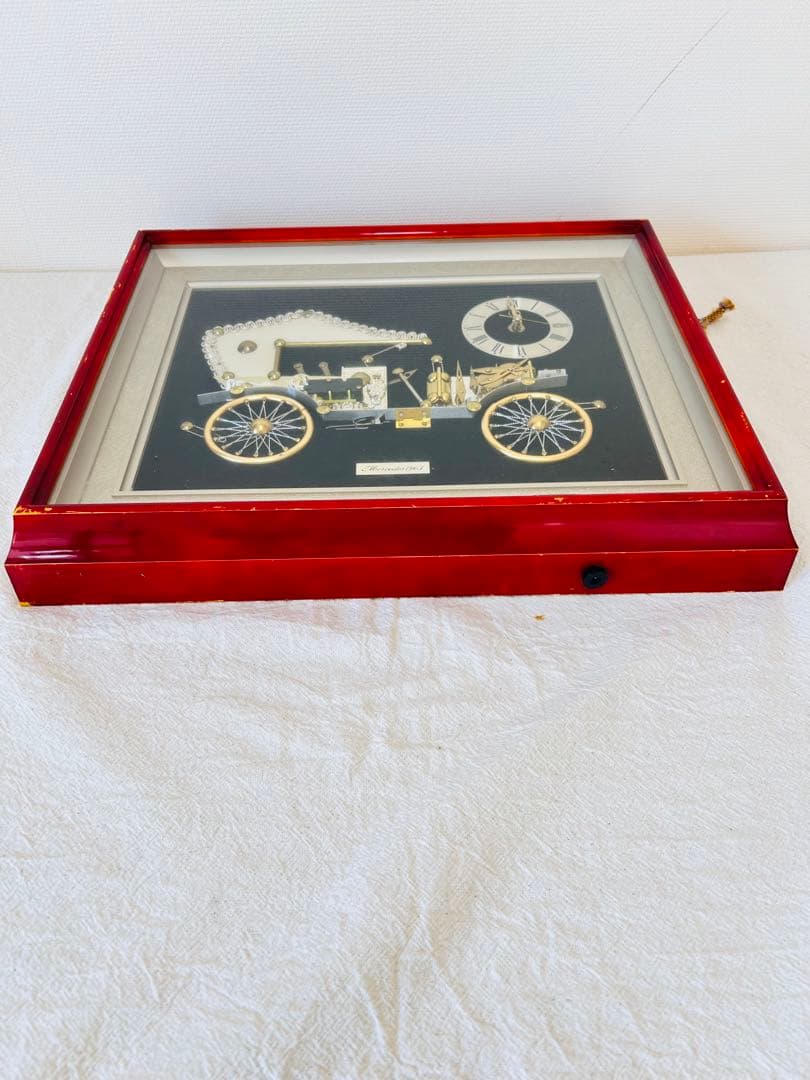 131 CITIZEN 壁掛け時計 メルセデス 1903 立体 額縁