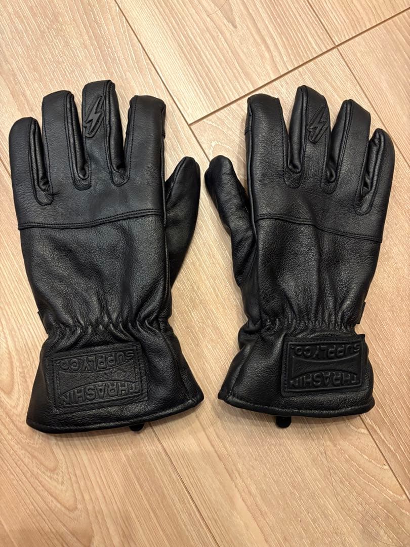 THRASHIN SUPPLY エース ローパー 防寒 レザーグローブ バイク用