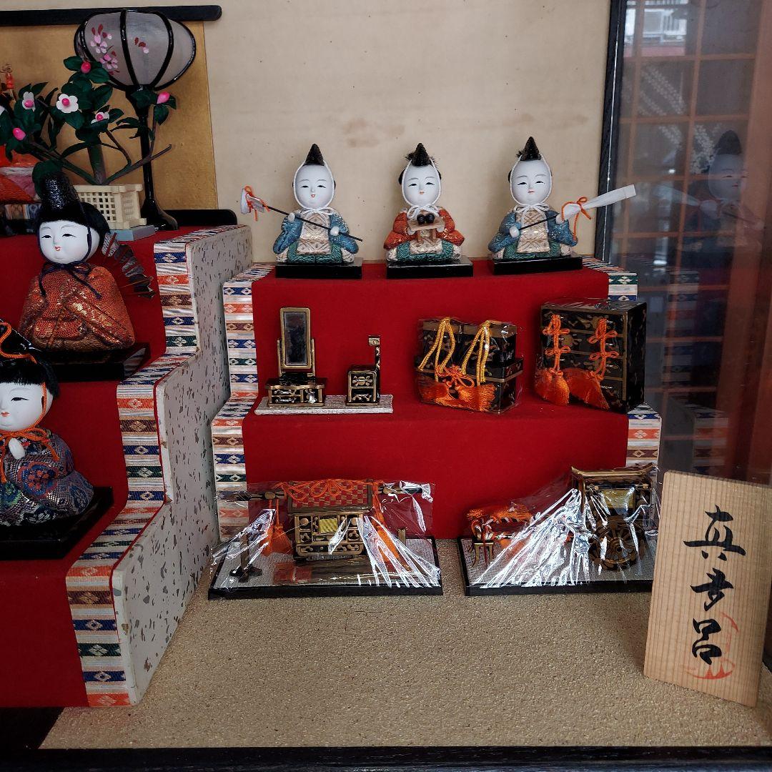 木目込雛人形15人三段飾り（徳川美術館蔵本サービス）