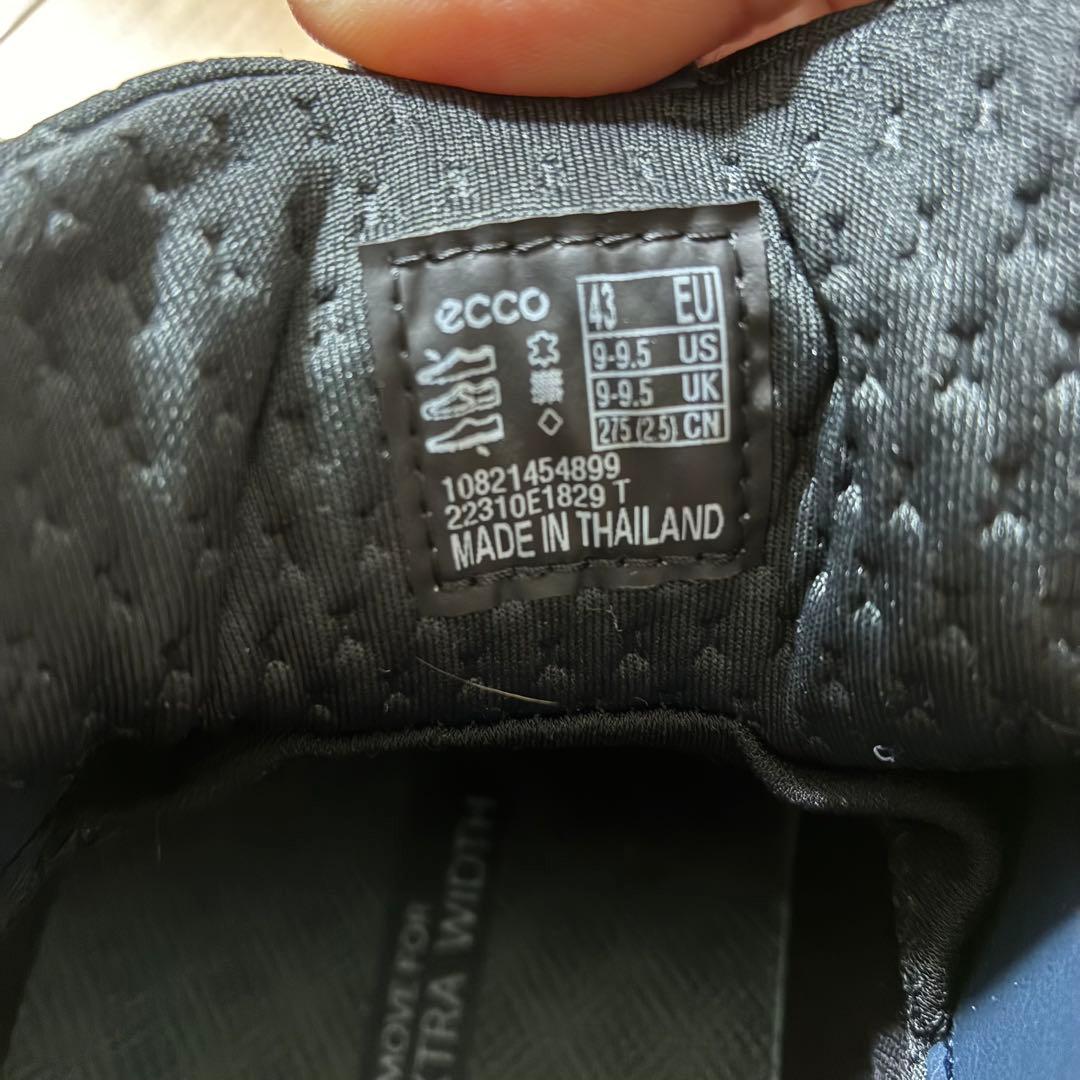ゴルフシューズ ecco 27.5㌢ ネイビー