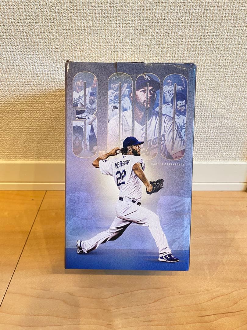 ドジャース カーショー 3000奪三振記念　ボブルヘッド