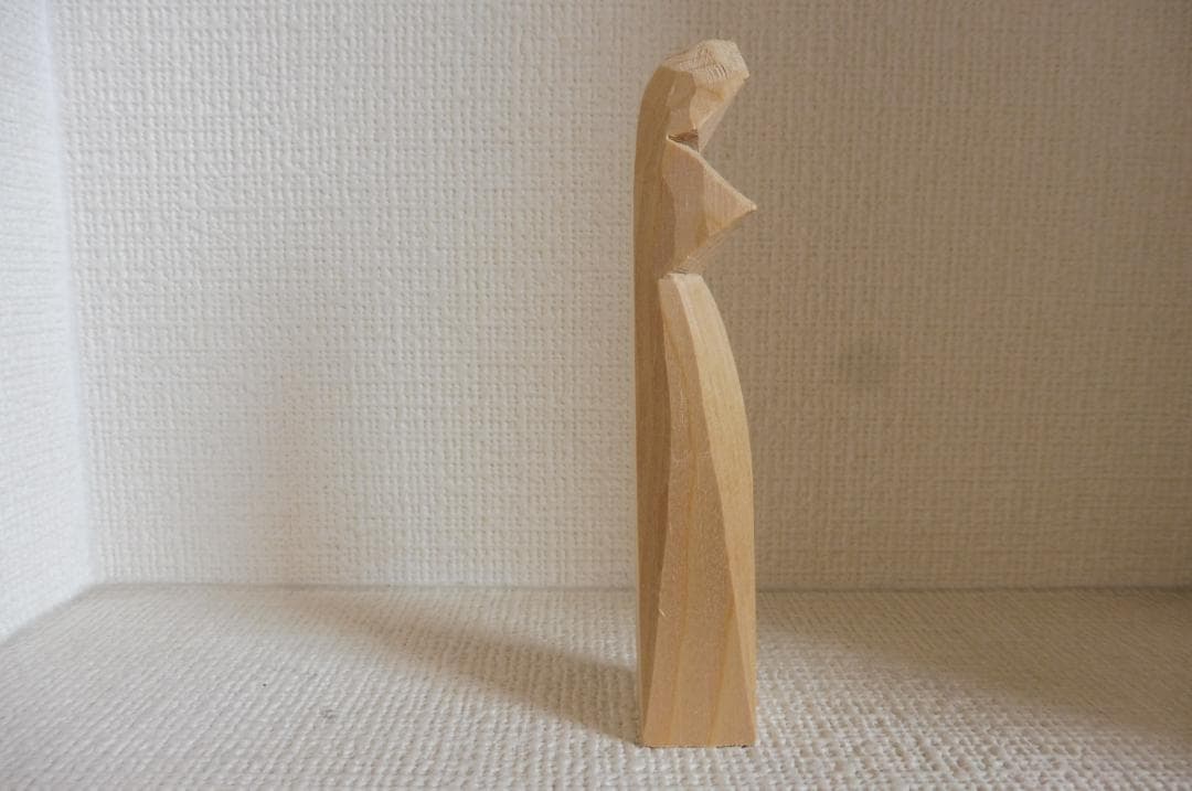 北海道 函館 シスター トラピスト 木彫り 人形 こけし 修道院 根本勲 土龍