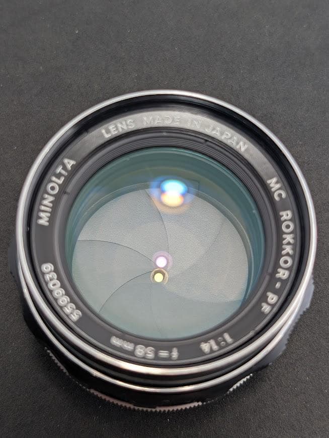 ミノルタ SRT101 & MC ROKKOR-PF 58mm F1.4