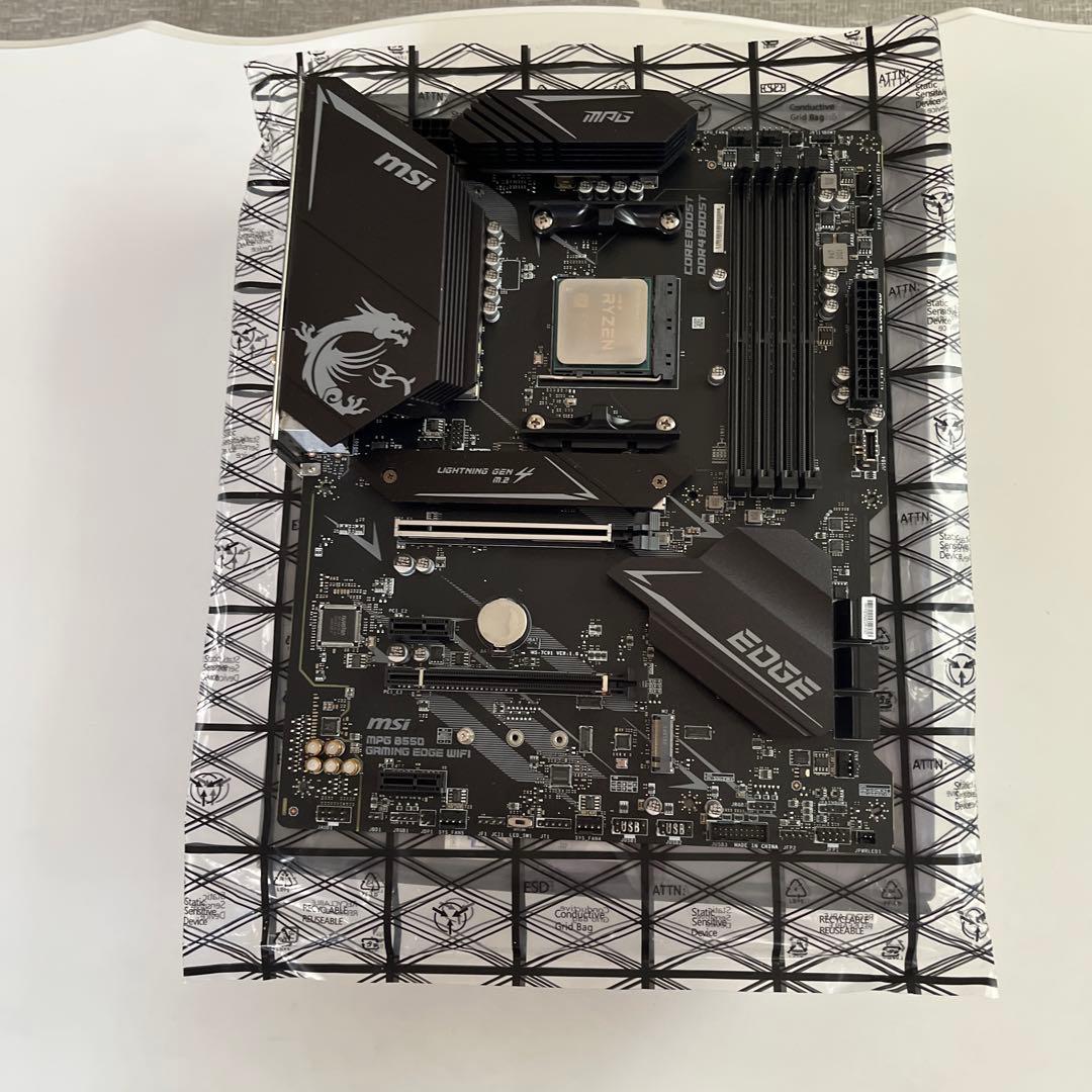 RTX3060 TI Ryzen5 5600Xマザーセット