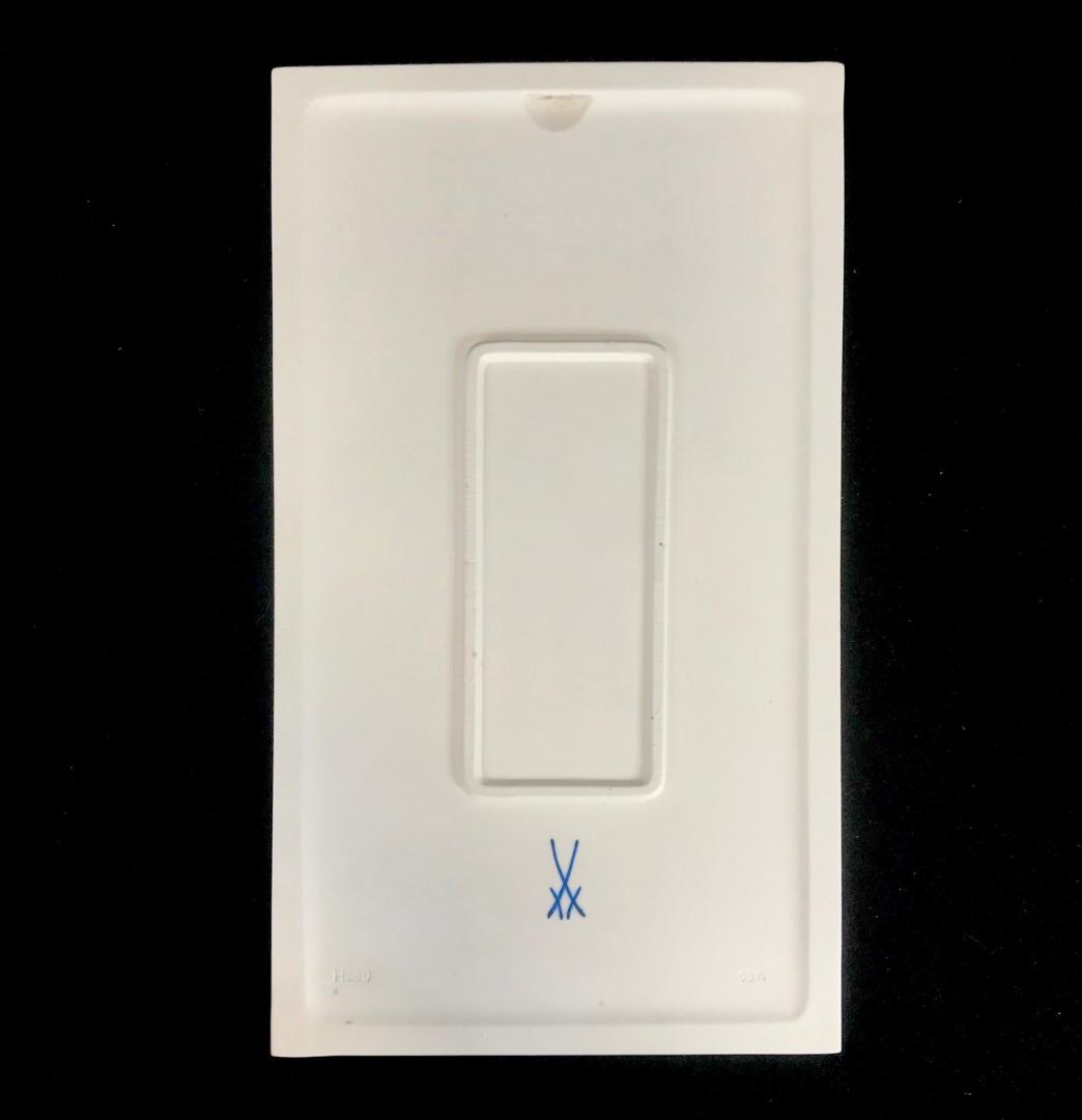 Meissen マイセン/※1級品 28cm大型陶板 ペンギン 　美品