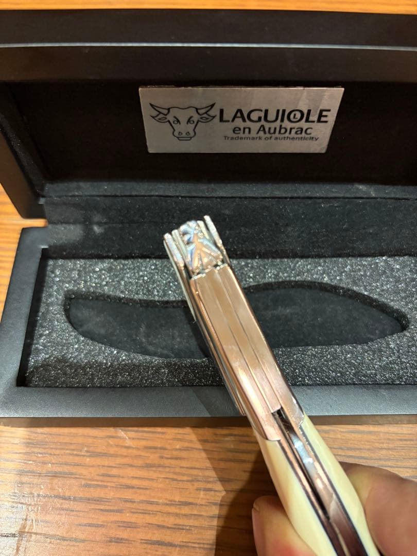 新品未使用！LAGUIOLE ラギオール アン オブラック マンモスアイボリー